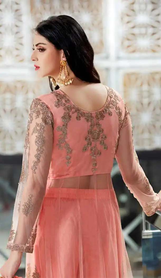 Pink Color Net Exclusive Heavy Designer Lehenga Suit | 364943374