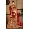 Maroon Color Velvet Stone Work Wedding Lehenga | 365943472