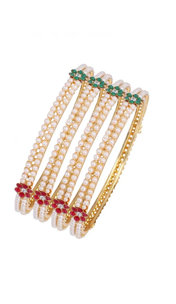 Classy Gold Color Gold Plated Kada Style Bangles | 367343660