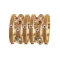 Adorable Gold Color Gold Plated Kada Style Bangles | 367343663