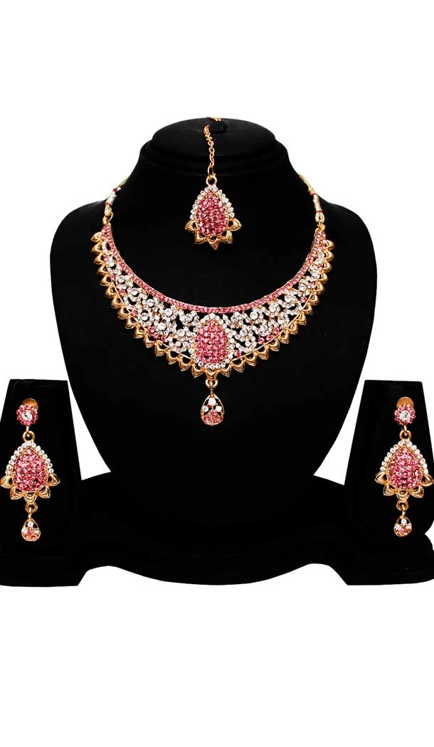 Perfect Look In Multi Color Fashion Necklace Set | 368043879