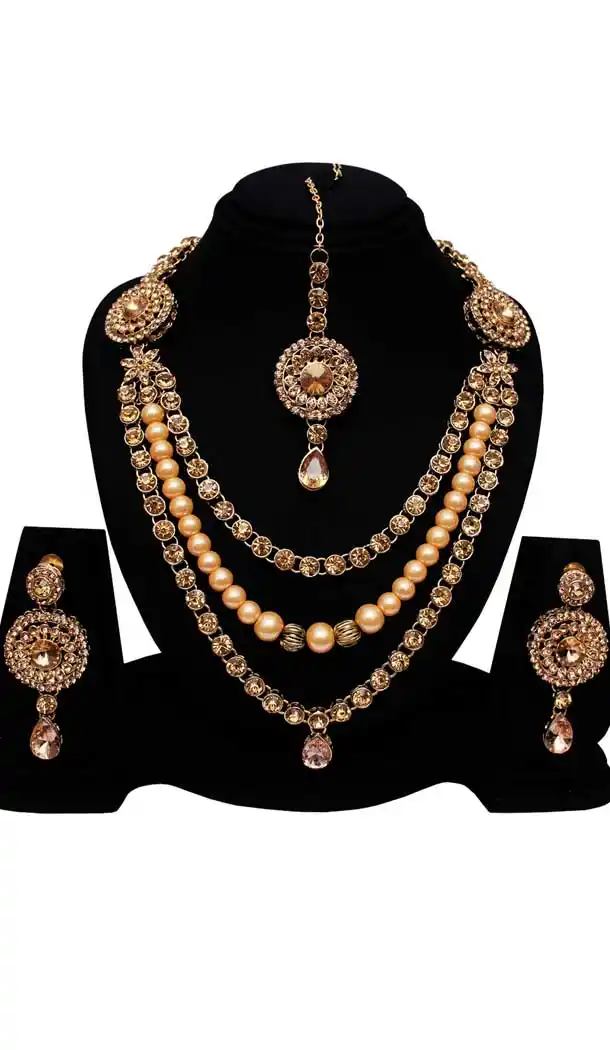 Wonderful Blue & Silver Color Alloy Imitation Necklace | 368043906