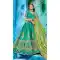 Ethnic Green Color Satin Lehenga Choli | 372644485