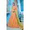 Charming Peach Color Tsilk Gotapatti Lehenga Choli | 372644487