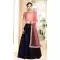 Black Color Silk Embroidery A Line Lehenga Choli | 375144821
