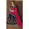 Classy Navy Blue Color Satin Silk Mehenga and Ceremony Lehenga | 375844884