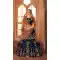 Ethnic Navy Blue Color Satin Silk Mehenga and Ceremony Lehenga | 375844886