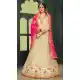 Latest Cream Color Pure Silk Indo Western Lehenga Choli | 376544968