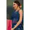 Latest Navy Blue Color Pure Silk Indo Western Lehenga Choli | 376544970