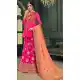 Latest Magenta Color Pure Silk Indo Western Lehenga Choli | 376544971
