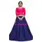 Dark Blue Color Cotton Designer Party Wear Lehenga | 56906129