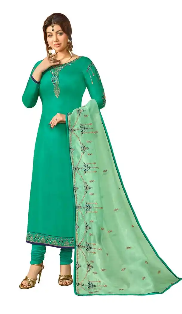 Bollywood Celebrity Ayesha Takia Sea Green Salwar Kameez | 58077336