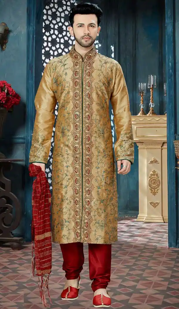 Chikkoo Color Art Dupion Readymade Kurta Pajama | Vol3R151