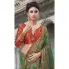 Green Color Chanderi Silk Kanchipuram Regional Saree | 382745779