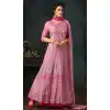 Pink Color Net Designer Floor Length Salwar Kameez - 58387611