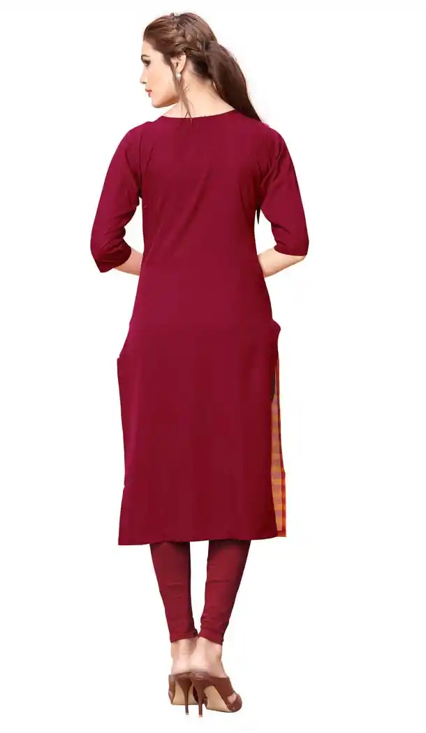 Multi Color American Crepe Casual Wear Readymade Kurtis - 3302860