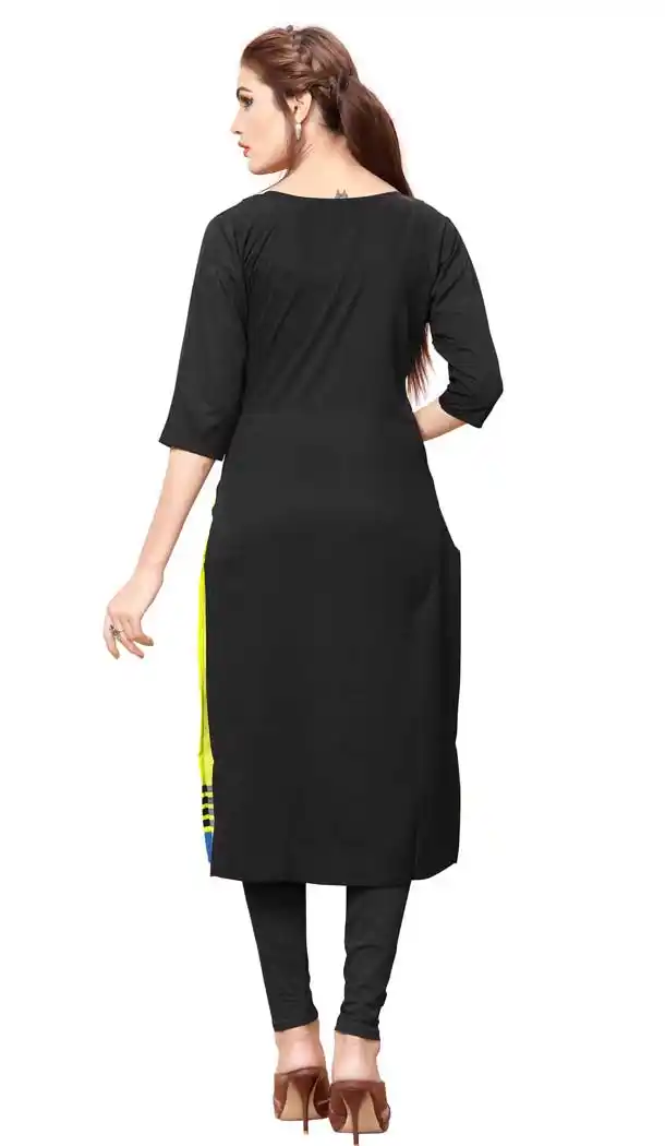 Classy Multi Color American Crepe Casual Wear Readymade Kurtis - 3302861