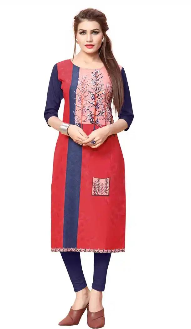 Captivating Multi Color American Crepe Casual Wear Readymade Kurtis - 3302864