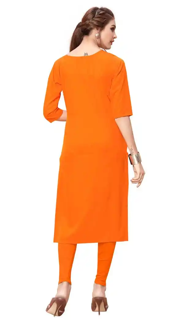 Chic Multi Color American Crepe Casual Wear Readymade Kurtis - 3302866