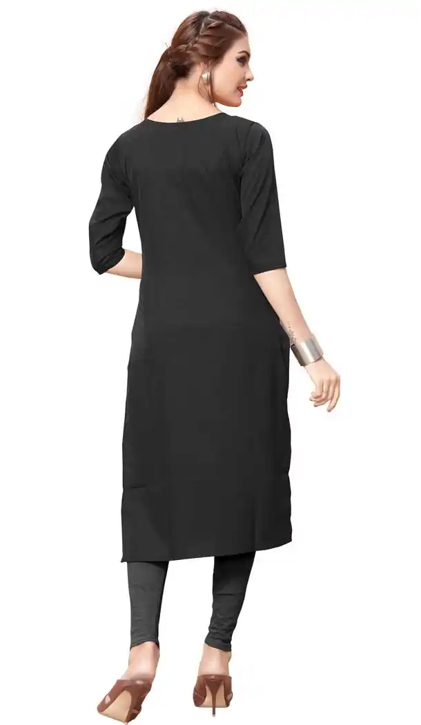 Charming Multi Color American Crepe Casual Wear Readymade Kurtis - 3302867