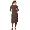 Ethnic Multi Color American Crepe Casual Wear Readymade Kurtis - 3302868