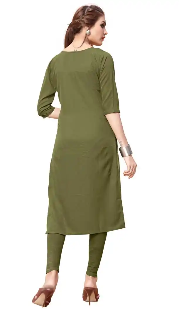 Aesthetic Multi Color American Crepe Casual Wear Readymade Kurtis - 3302869