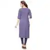 American Crepe Fabric Digital Printed Classy Kurtis in  Multi Color - 3312874