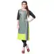 American Crepe Fabric Digital Printed Kurtis in Multi Color - 3312879