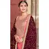 Pakistani Style Light Pink Color Modal Silk Evening Salwar Kameez - 389346892