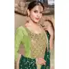 Pakistani Style Light Green Modal Silk Evening Salwar Kameez - 389346894