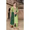Pakistani Style Light Green Modal Silk Evening Salwar Kameez - 389346894