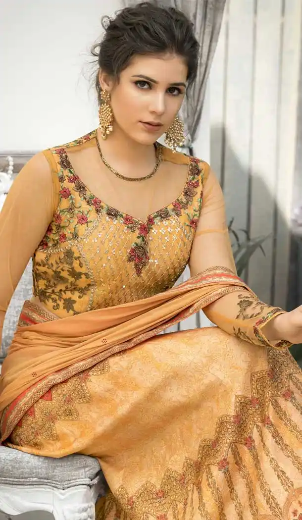 Pure Banarasi Natural Silk Designer Multi Color Lehenga Choli - 392647254