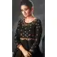 Black Color Art Silk Indo Western Designer Lehenga Suit - 58677977