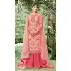 Rose Pink Color Tissue with Inner Rasel Net Pakistani Dresses - 396647823