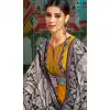 Yellow Color Chanderi Cotton Printed Casual Wear Palazzo Suit - 400348261