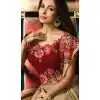 Malaika Arora Khan Wedding Silk Lehenga Choli in Brown Color - 394747642