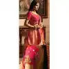Pink Color Banarasi Silk Designer Wedding Lehenga Choli For Women - 394747643