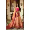 Pink Color Banarasi Silk Designer Wedding Lehenga Choli For Women - 394747643