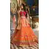 Malaika Arora Khan Wedding Banarasi Silk Lehenga Choli in Pink Color - 394747646