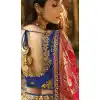 Malaika Arora Khan Wedding Banarasi Silk Lehenga Choli in Navy Blue Color - 394747648