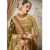 Women Mehendi Green Color Silk Keral Trediotnal Wear Sarees Blouse - 400248248