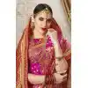 Women Magenta Color Silk Keral Trediotnal Wear Sarees Blouse - 400248253