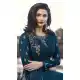 Prachi Desai Party Wear Lehenga Suit in Satin Georgette with Blue Color - 58707998