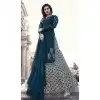 Prachi Desai Party Wear Lehenga Suit in Satin Georgette with Blue Color - 58707998