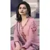 Prachi Desai Party Wear Palazzo Suit in Satin Georgette with Light Pink Color - 58707999