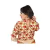 Multi Orange Color Heavy Benglori Cotton Silk Designer Readymade Blouse - 353641823