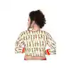 Off White Color Pure Cotton Worli Print Designer Readymade Blouse - 353641827