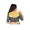 Multi Color Pure Cotton Foil Print Designer Readymade Blouse - 353641829