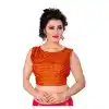 Red Color Pure Cotton Checks Designer Readymade Blouse - 353641832