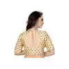 Golden Color Heavy Benglori Silk Designer Readymade Blouse For Women - 297834577